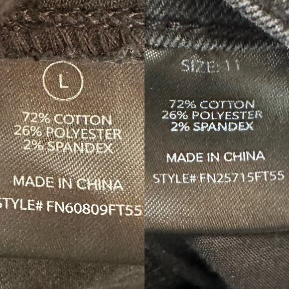 Fashion Nova Black Denim Jacket and Pants Set - Picture 10 of 10